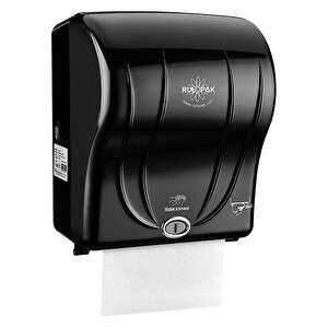 Rulopak R-1301 Sensörlü Kağıt Havlu Dispenseri 21 cm Siyah buyuk 1