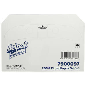 Selpak Professional Klozet Kapak Örtüsü 250 Adet