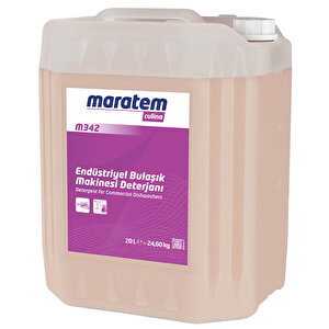 Maratem M342 Endüstriyel Bulaşık Makinesi Deterjanı 20 litre