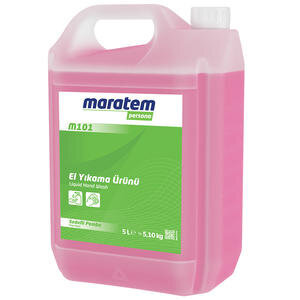 Maratem M101 Sedefli Pembe Sıvı El Sabun 5 litre