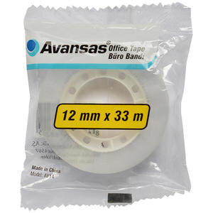 Avansas Ay14 Büro Bandı 12 mm x 33 m Tekli