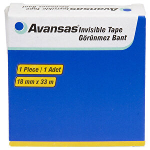 Avansas Invisible Görünmez Bant 18 mm x 33 m buyuk 4