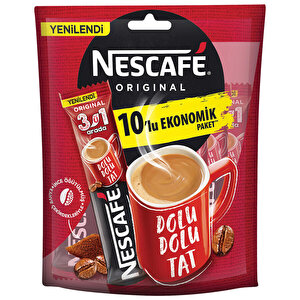 nescafe 3 u 1 arada kahve 17 5 gr 10 lu paket avansas
