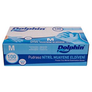 Dolphin Nitril Eldiven Mavi 100'lü Paket buyuk 2
