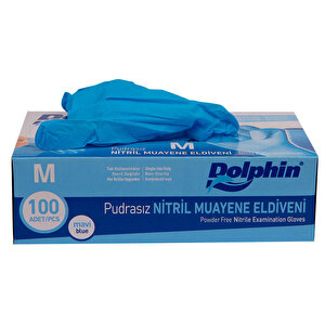 Dolphin Nitril Eldiven Mavi 100'lü Paket buyuk 3