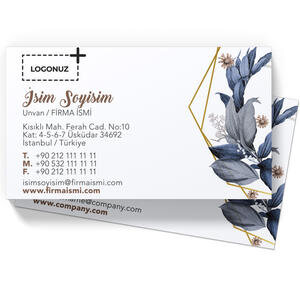 Çiçekci Kartvizit (100 Adet)