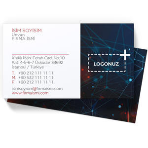 3D V1 Kartviziti (100 Adet)