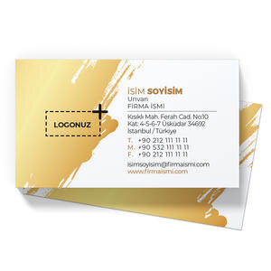 Beyaz Altın V2 Kartviziti (100 Adet)