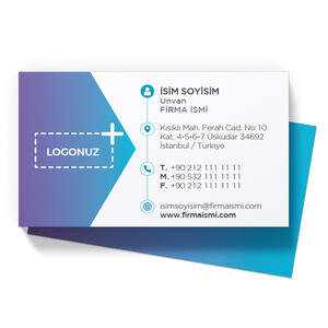 Parlak Renkler V3 Kartviziti (100 Adet)