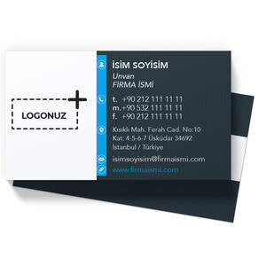Kurumsal Şablon V5 Kartviziti (100 Adet)