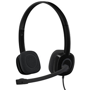 Logitech H151 Gürültü Önleyici Mikrofonlu Kulaklık - Siyah buyuk 1