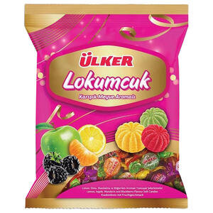 Ülker Lokumcuk Karışık Meyve Aromalı Şeker 350 g