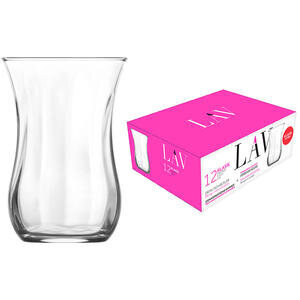 Lav LV-30020 Optikli Çay Bardağı 115 ml 12'li
