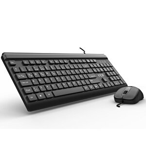 Inca IMK-377 Wired Slim Chocolate Q Klavye ve Mouse Set buyuk 6