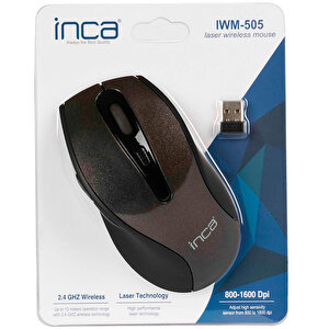 Inca IWM-505 2.4 Ghz 1600 Dpi Nano Laser Kablosuz Mouse buyuk 2