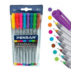 Pensan Triball Tükenmez Kalem 8 Renk