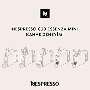 Nespresso Essenza Mini C30 Kapsül Kahve Makinesi Beyaz buyuk 3