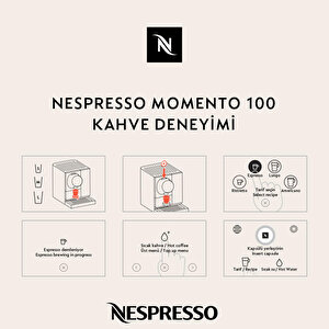 Nespresso Momento 100 Kahve Makinesi Gümüş buyuk 4