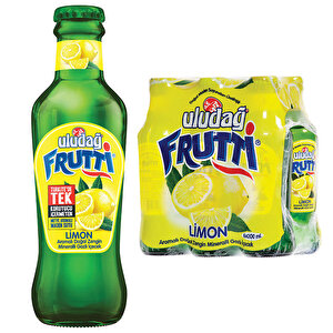 Uludağ Frutti Limon Aromalı Maden Suyu 200 ml 6'lı Paket buyuk 1