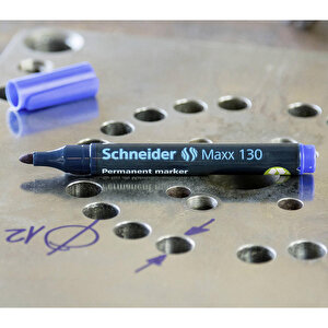 Schneider Maxx 130 Permanent Marker Yuvarlak Uç 1-3 mm Mavi buyuk 4