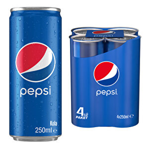 Pepsi Kola Kutu 4x250 ml buyuk 1