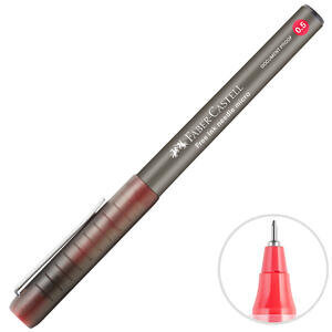Faber-Castell Free Ink İğne Uç Kalem 0.5 mm Kırmızı