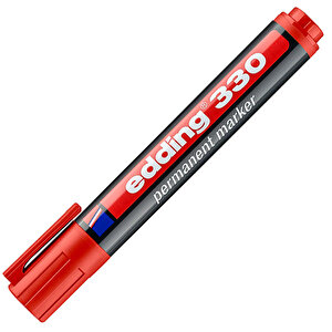 Edding 330 Marker Kalem Kesik Uçlu Kırmızı buyuk 4