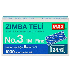 Max Zımba Teli No:3 24/6  1000'li buyuk 1