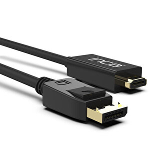 Inca IDPH-18T Display Port To HDMI 1.8 Metre Kablo Siyah buyuk 3