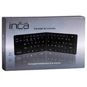 Inca IBK-579BT Katlanabilir Şarjlı Bluetooth Klavye Siyah