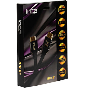 Inca IHD-21 Ultra HD 8K 2 Metre HDMI Kablo buyuk 8