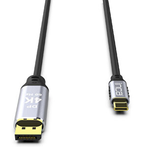 Inca ITCD-02TX Type-C to Display Port Altın Uçlu 4K Kablo 2 Metre buyuk 2