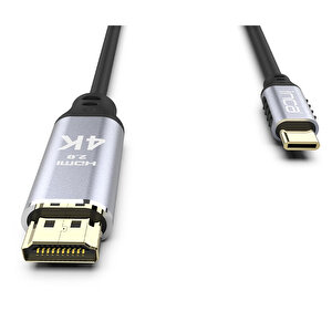 Inca ITCH-02TX Type-C To HDMI 4K Altın Uçlu Kablo 2 Metre buyuk 5