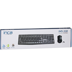 Inca IWS-538 Kablosuz Slim Dizayn Soft Touch Klavye & Mouse Set buyuk 10