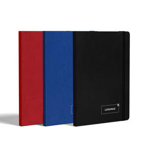 Termo Deri 13,5 cm x 21,5 cm Alt Köşe Logo Baskılı Tarihsiz Ajanda/Defter