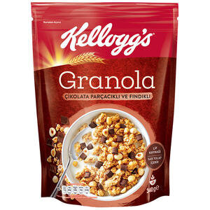 Kellogg's Granola Çikolata Parçacıklı Ve Fındıklı 340 g