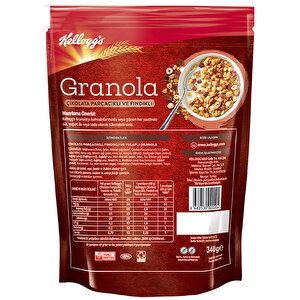 Kellogg's Granola Çikolata Parçacıklı Ve Fındıklı 340 G buyuk 2