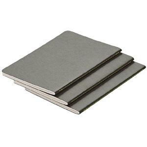 Lamy B6G Yumuşak Kapak Defter A6 Açık Gri 3'lü Paket buyuk 1