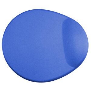 İntech Oval Bilek Destekli Mouse Pad - Mavi buyuk 1