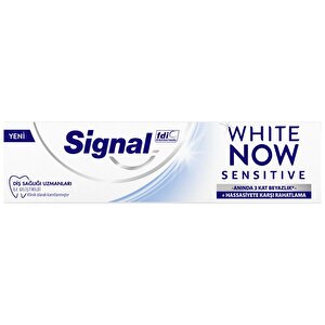 Signal White Now Diş Macunu Sensitive Anında 3 Kat Beyazlık 75 ml buyuk 1