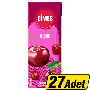 Dimes 200 ml 27'li Vişne Meyve Suyu