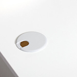 Avansas Comfort Çalışma Masası Takımı 140 cm Beyaz (Masa + Keson) buyuk 5