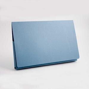 Guildhall Document Wallet Foolscap 315 gsm Manilla Blue 35 x 24.2 cm Pack of 50