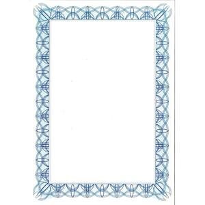 Computer Craft A4 Certificate Paper 90 gsm Blue Pack of 30