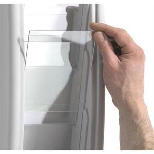 Fast Paper A4 Quick Fit System Wall Display 4 Compartments Silver