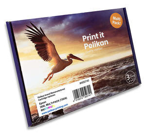 Epson 26XL Black/Cyan/Magenta/Yellow Multipack (T2636) Compatible Pelikan Ink Cartridge