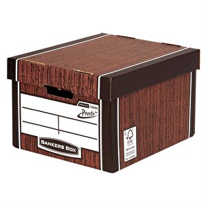 Fellowes Premium 725 Box Woodgrain PK10