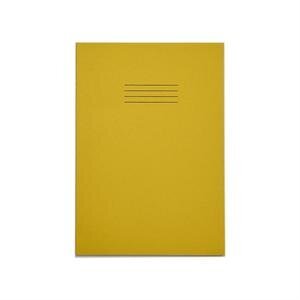 Rhino A4+ Exercise Book Ruled 80 pages Yellow Pack of 50