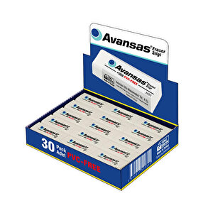 Avansas WHT Eraser Pack of 30