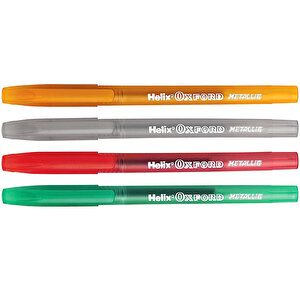 Oxford Metallic Pen Pack of 4